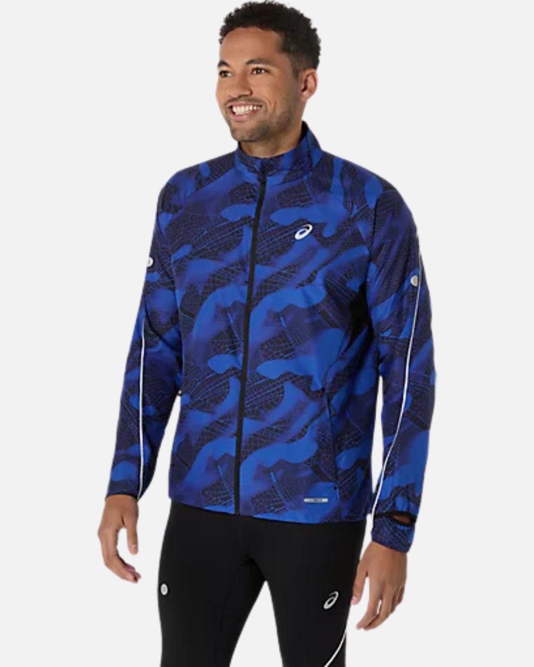 FootkornerVeste Asics Road Lite-Show Packable - Bleu