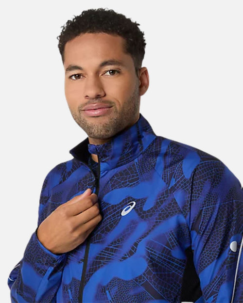 Veste Asics Road Lite-Show Packable - Bleu - Footkorner