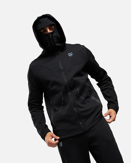 FK Banks Jacket with Integrated Hood - Black - Footkorner
