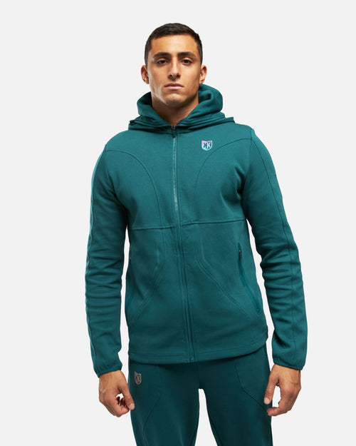 FK Banks Jacket with Integrated Hood - Green - Footkorner