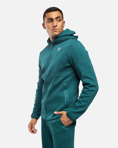 FK Banks Jacket with Integrated Hood - Green - Footkorner