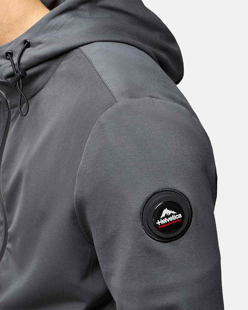 Helvetica Beta Kapuzenjacke – Grau - Footkorner
