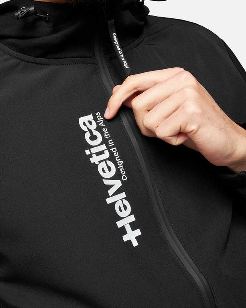 Veste à capuche Helvetica Beta - Noir - Footkorner