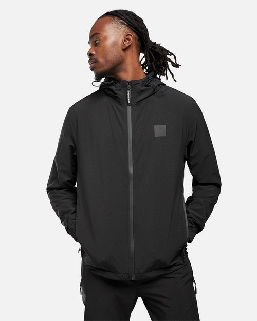 Helvetica Comet Kapuzenjacke – Schwarz - Footkorner