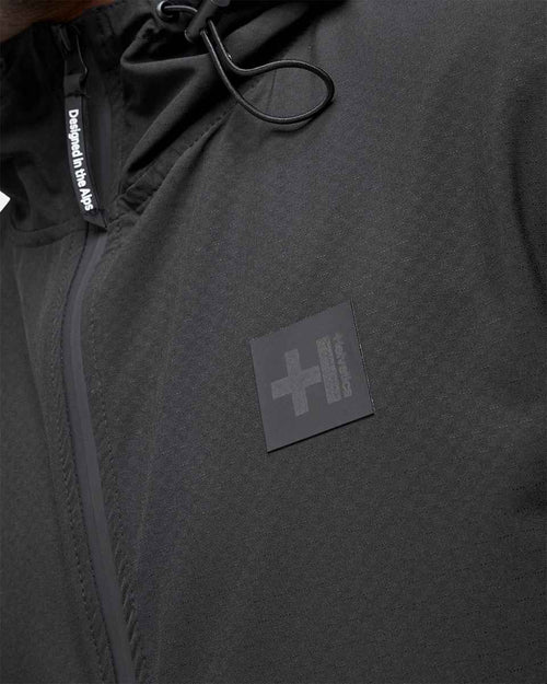 Helvetica Comet Kapuzenjacke – Schwarz - Footkorner