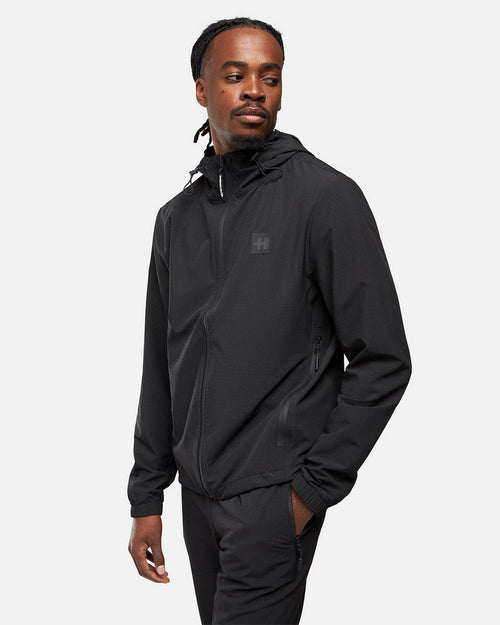 Helvetica Comet Kapuzenjacke – Schwarz - Footkorner