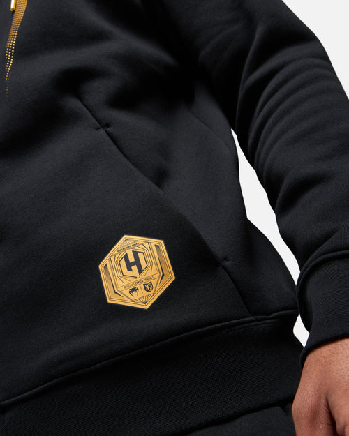 FK x Venum Hexagone MMA Kapuzenjacke - Schwarz/Gold - Footkorner