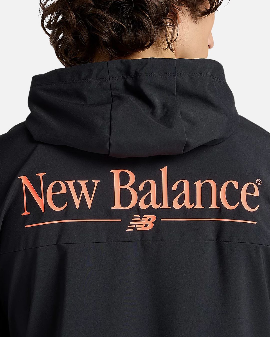 FootkornerVeste à capuche New Balance Reimagined Woven Graphic - Noir