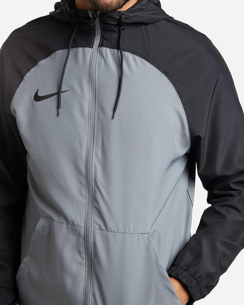 Giacca con cappuccio Nike Running Academy - Nero/Grigio - Footkorner