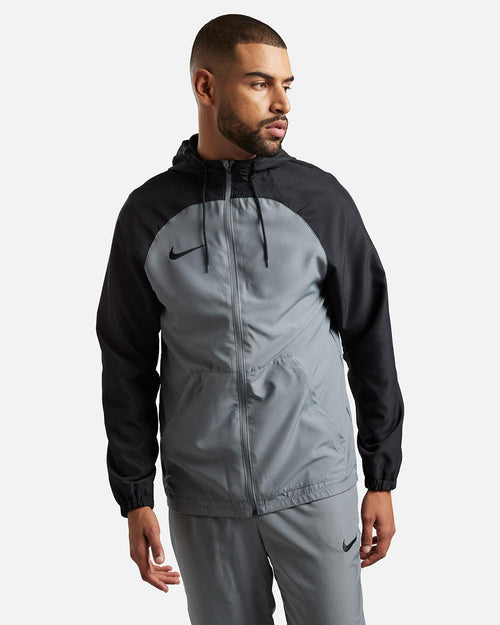 Giacca con cappuccio Nike Running Academy - Nero/Grigio - Footkorner
