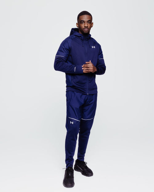 Veste à capuche Under Armour RunningÂ® Fleece Storm - Bleu - Footkorner