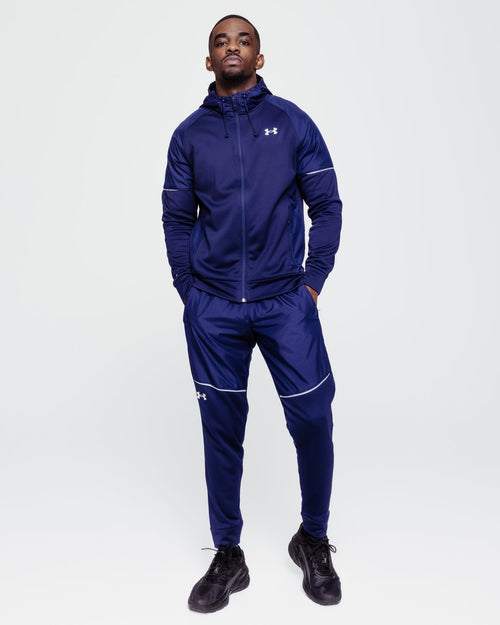 Veste à capuche Under Armour RunningÂ® Fleece Storm - Bleu - Footkorner
