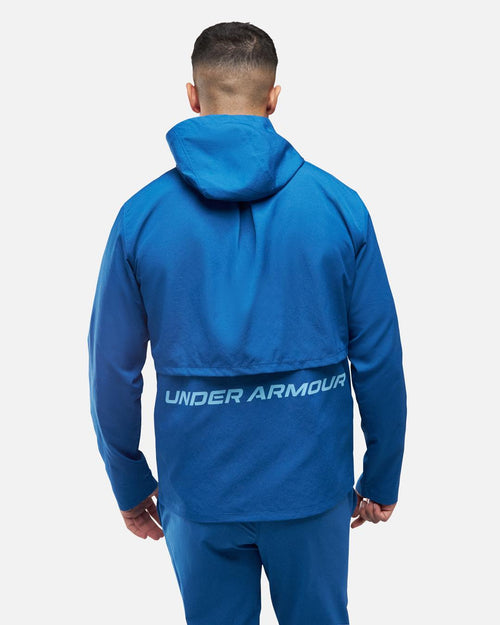 Under Armour Launch Hooded Jacket - Blue - Footkorner