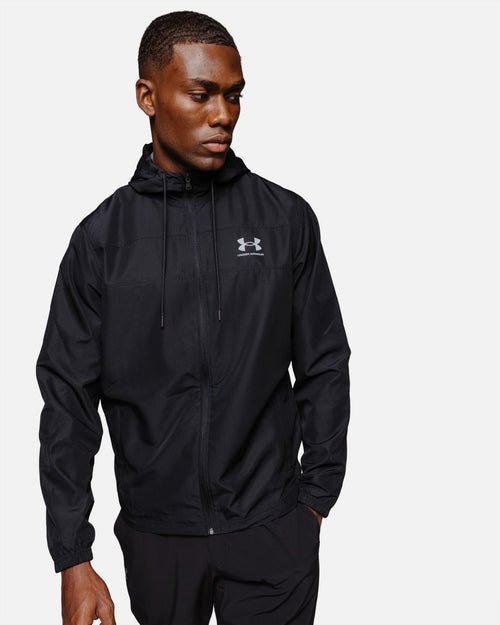 Under Armor Windbreaker Hooded Jacket - Black - Footkorner