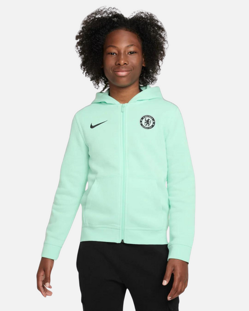 Junior Chelsea Tech Fleece Jacket - Green - Footkorner