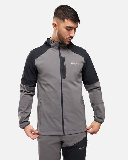 Columbia Softshell Jacket - Gray/Black - Footkorner