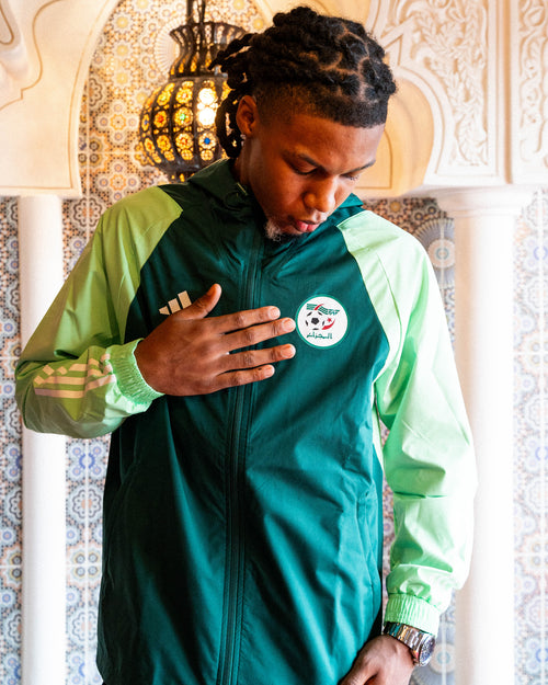 Giacca a vento Algeria 2023/2024 - Verde - Footkorner