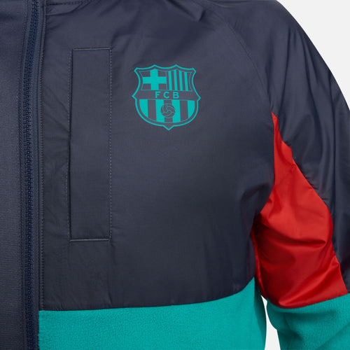 Giacca a vento Barcellona - Blu/Verde - Footkorner
