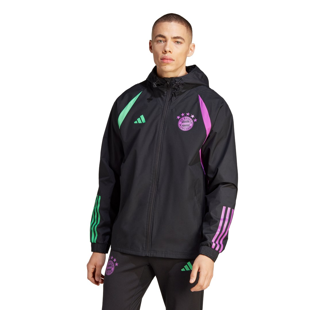 Bayern Munich Windbreaker Jacket 2023/2024 - Black