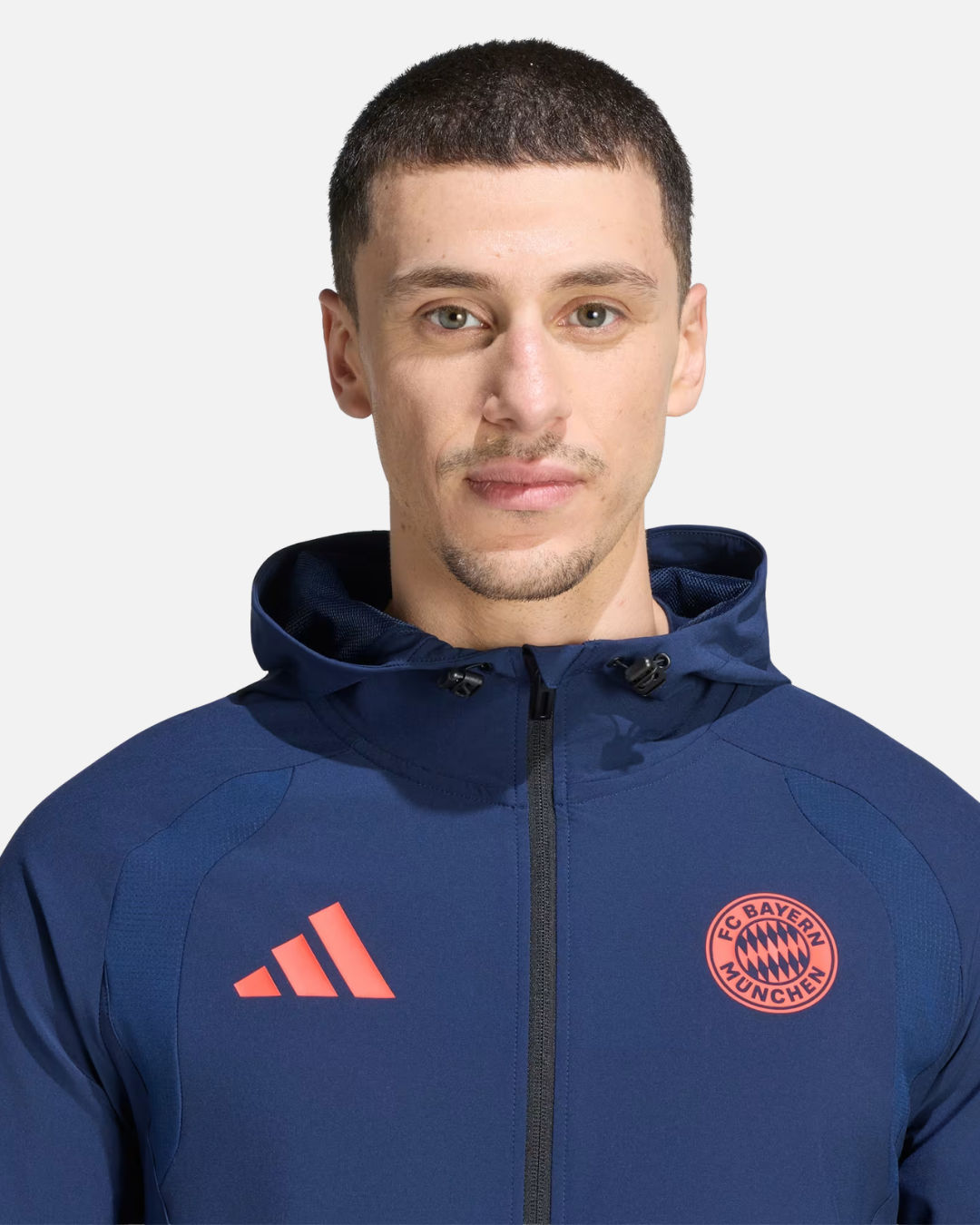 FootkornerVeste Coupe-Vent FC Bayern 2026/2027 - Bleu/Rouge