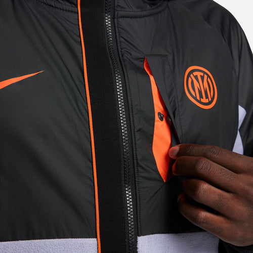 Inter Mailand Windjacke 2023/2024 – Schwarz/Weiß/Orange - Footkorner