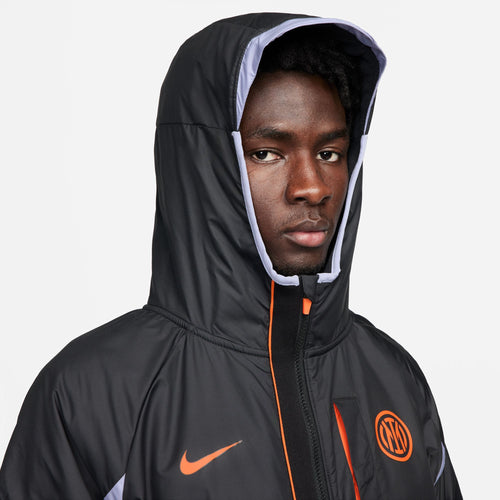 Inter Mailand Windjacke 2023/2024 – Schwarz/Weiß/Orange - Footkorner