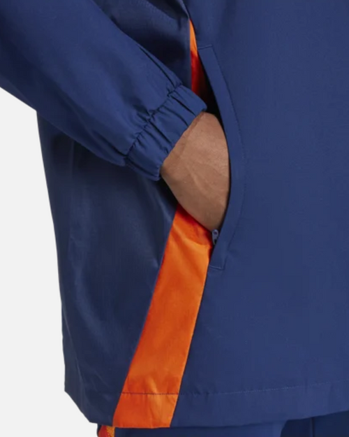 Veste Coupe-Vent Juventus 2025 - Bleu/Orange - Footkorner