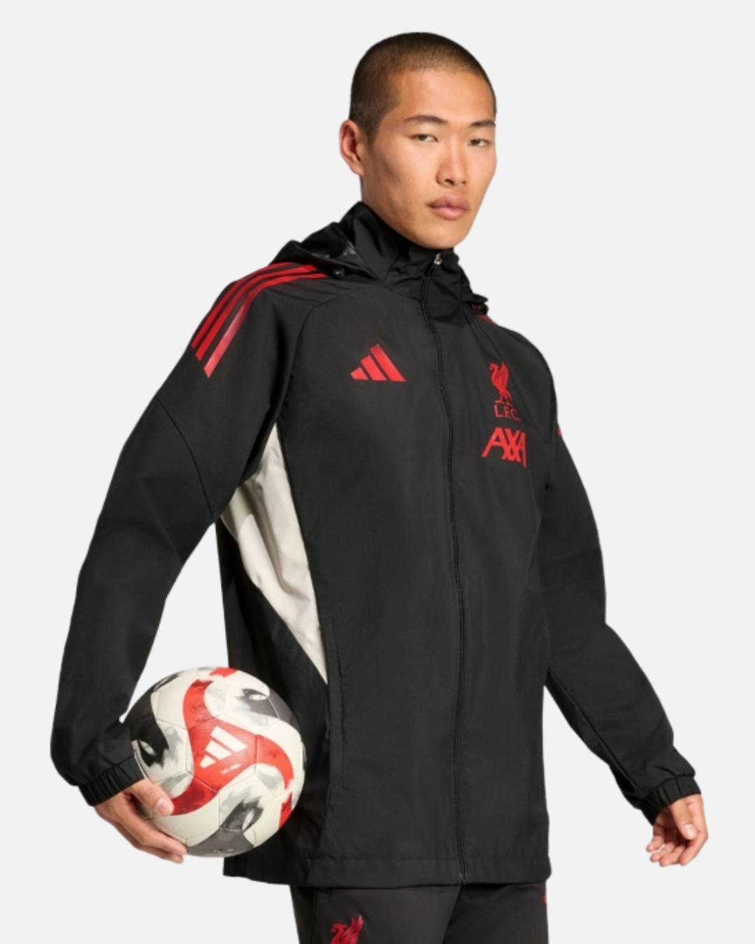 FootkornerVeste Coupe-Vent Liverpool 2025/2026 - Noir/Rouge