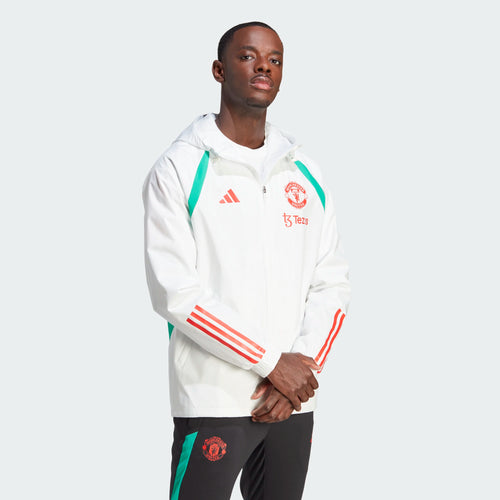 Manchester United Windjacke 2023/2024 – Weiß/Rot/Grün - Footkorner