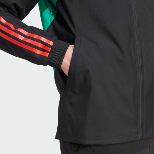 Veste Coupe-Vent Manchester United 2023/2024 - Noir/Rouge/Vert - Footkorner