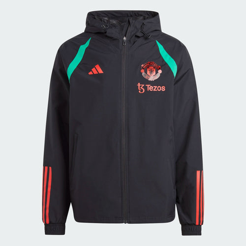 Veste Coupe-Vent Manchester United 2023/2024 - Noir/Rouge/Vert - Footkorner