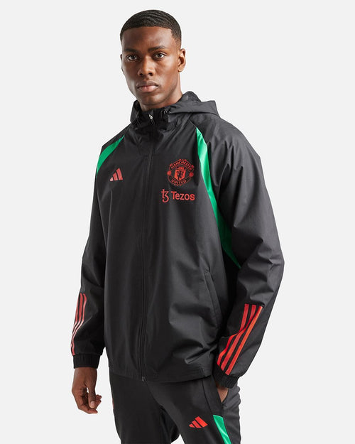 Veste Coupe-Vent Manchester United 2023/2024 - Noir/Rouge/Vert - Footkorner