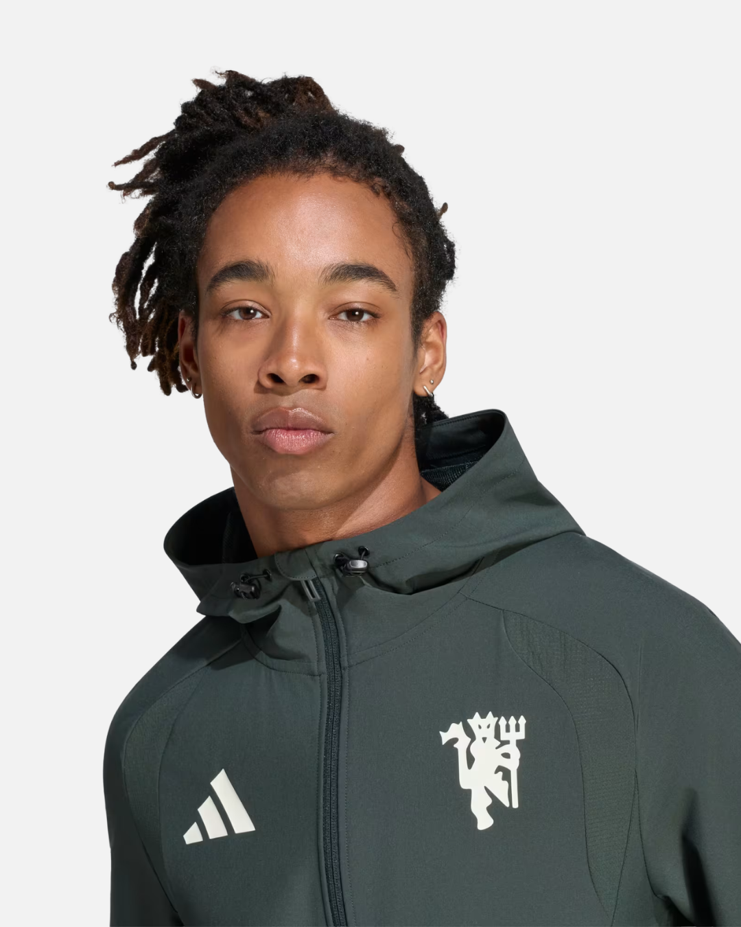 FootkornerVeste Coupe-Vent Manchester United 2026/2027 - Kaki