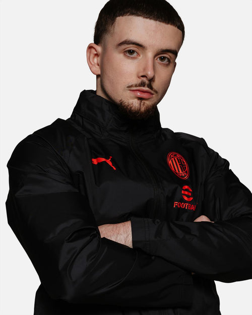 AC Milan Windjacke 2023/2024 – Schwarz/Rot - Footkorner