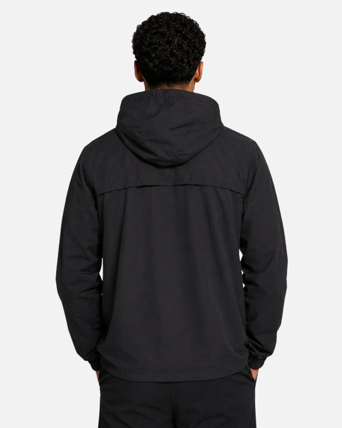 Veste Coupe-Vent Milan AC - Noir/Blanc/Noir - Footkorner