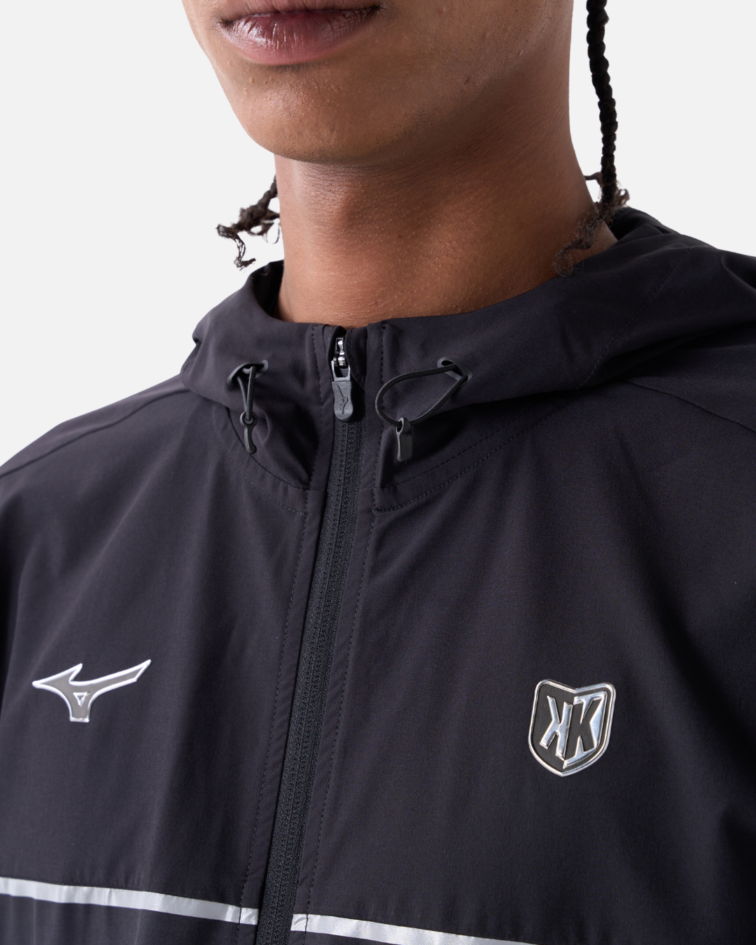 FootkornerVeste Coupe-Vent Mizuno x FK - Noir/Gris