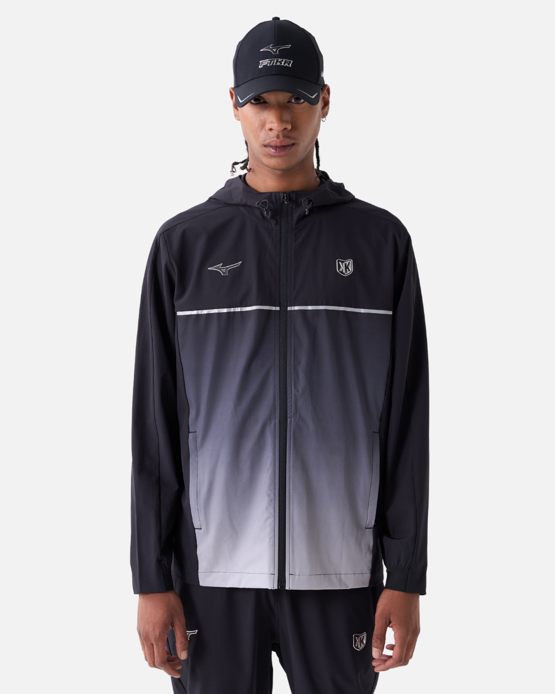 FootkornerVeste Coupe-Vent Mizuno x FK - Noir/Gris