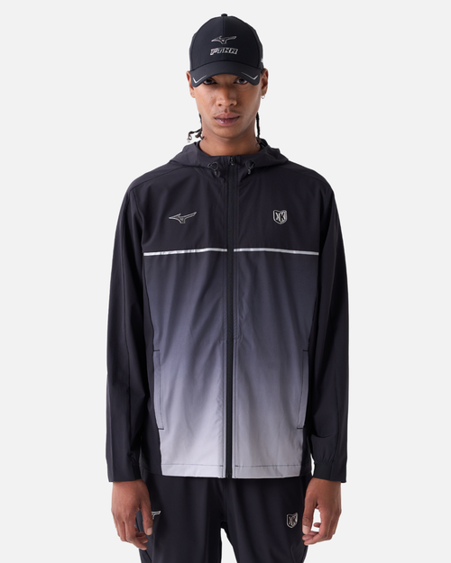 Veste Coupe-Vent Mizuno x FK - Noir/Gris - Footkorner
