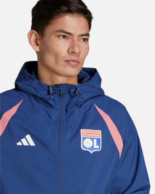 OL 2023/2024 Windbreaker Jacket - Blue/Pink/White - Footkorner
