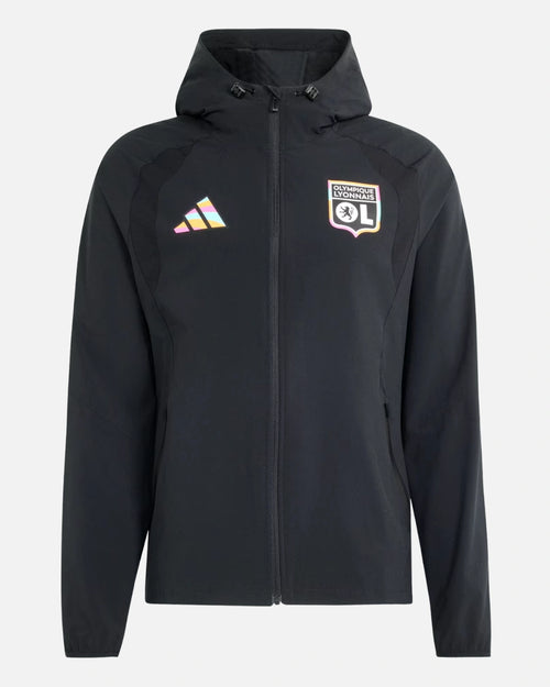 Veste Coupe-vent OL Tiro Travel - Noir - Footkorner