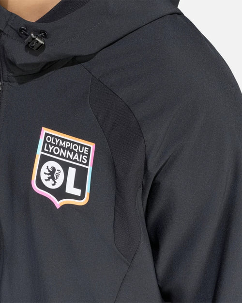 Veste Coupe-vent OL Tiro Travel - Noir - Footkorner
