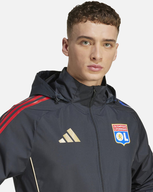 Veste Coupe-vent Olympique Lyonnais 2025/2026 - Gris - Footkorner
