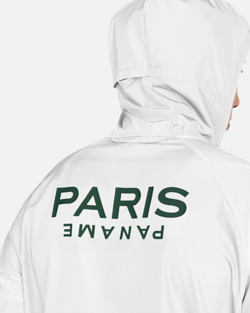 Veste Coupe-Vent PSG 2026/2027 - Blanc/Vert - Footkorner