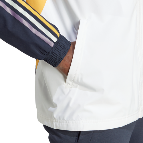Giacca a vento del Real Madrid - Bianco/Blu/Giallo - Footkorner