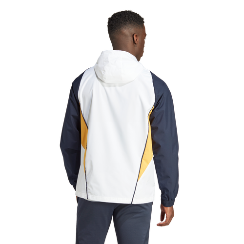 Giacca a vento del Real Madrid - Bianco/Blu/Giallo - Footkorner