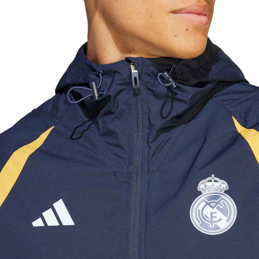 FootkornerGiacca a vento Real Madrid 2023/2024 - Blu/Giallo/Bianco