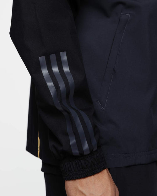 Real Madrid Windjacke 2023/2024 – Grau/Schwarz/Gold - Footkorner