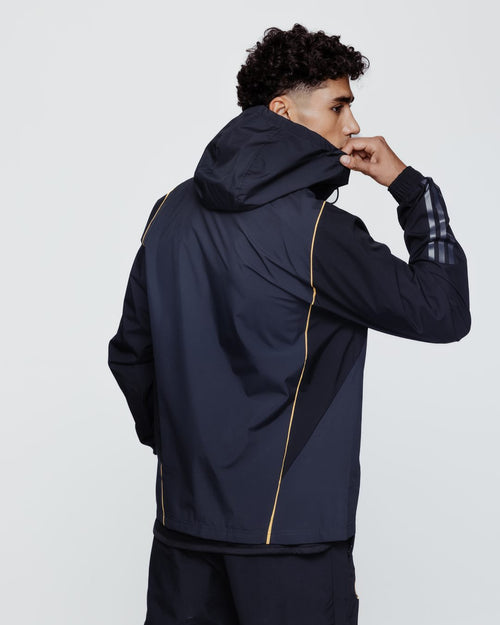 Real Madrid Windjacke 2023/2024 – Grau/Schwarz/Gold - Footkorner