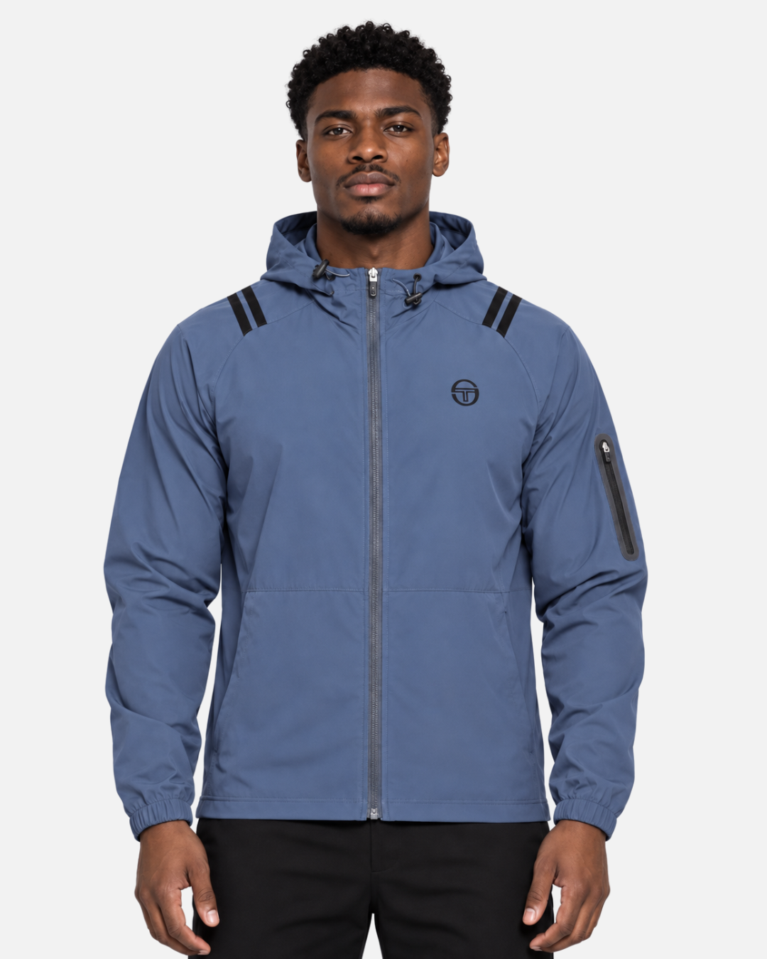 Giacca a Vento Sergio Tacchini Gallo - Nero - Footkorner - Footkorner