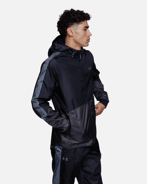 Under Armor Legacy Windbreaker Jacket - Black - Footkorner